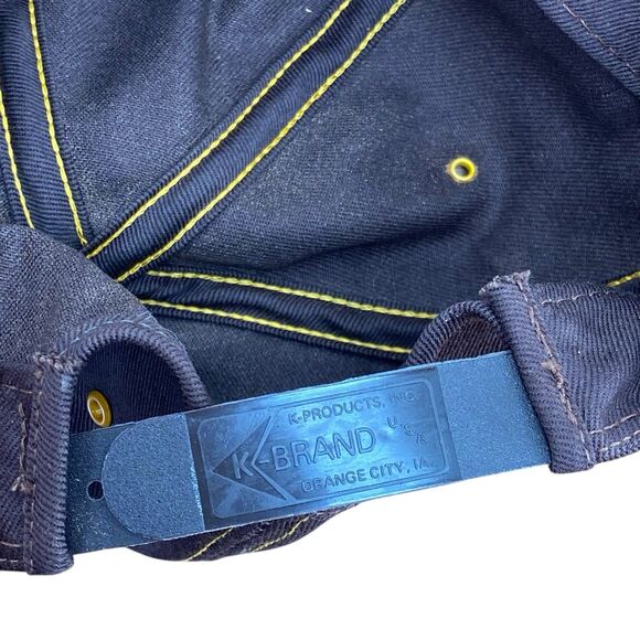 Vintage K-Brand RBA Renewal by Andersen Snapback Trucker Hat Patch Brown (H8) - Picture 7 of 10